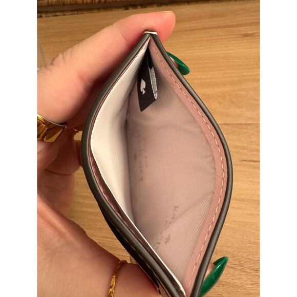 NWT! Kate Spade Madison Small Slim Card Holder in tutu pink - Picture 10 of 10